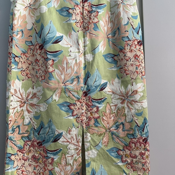 Spring Flower Print and Beaded Skirt Dolce Apparel - Picture 2 of 8